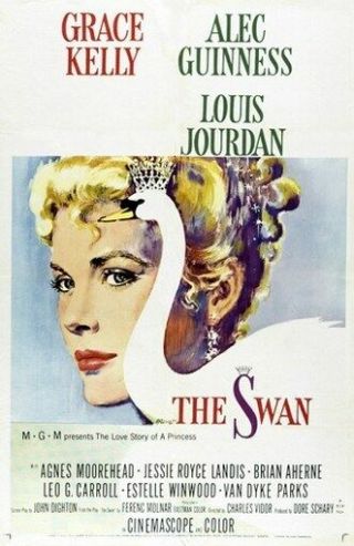The Swan Movie Poster Grace Kelly Rare Hot Vintage 1