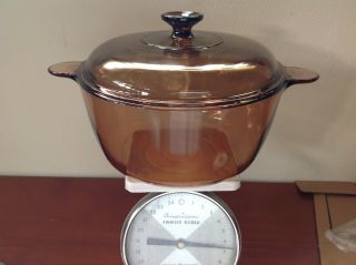 Corning Visions Amber 4.  5 L Dutch Oven And Lid In