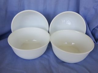 Corelle Winter Frost White Corning Ware 28 Oz Cereal Soup Bowls Set Of 4