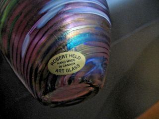 Robert Held Signed Vase with Sticker 6
