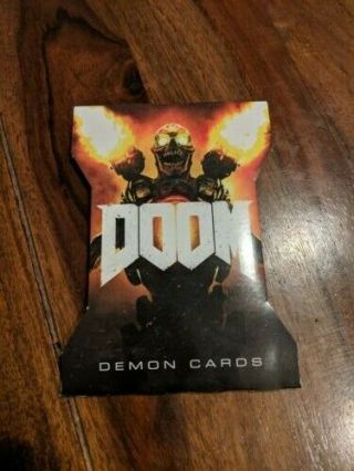 Doom Demon Cards In - Game Stop Promo