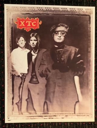 Xtc Nonsuch 18x23.  5 Record Store Display Promo Poster Virgin 1992