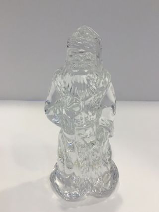 Waterford Santa Claus Figurine Signed Limited Edition Crystal Glass Christmas
