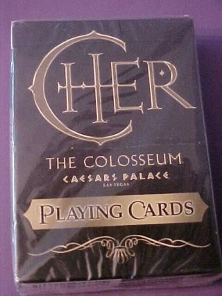 Cher The Colosseum Caesars Palace Las Vegas Playing Cards