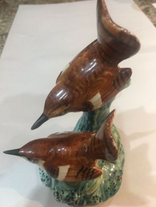 Vintage Stangl Pottery Bird Figurine Double Wrens 3401D 3