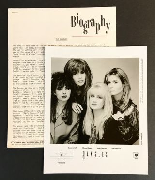 The Bangles Everything Rare Press Kit 1988 Lp Columbia Us Eternal Flame