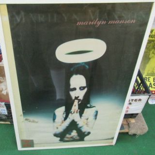 Marilyn Manson Poster 1996 Rare Vintage Collectible Oop
