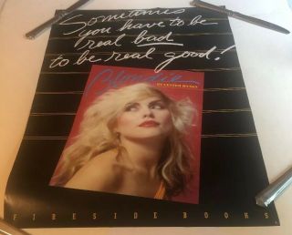 Blondie Sometimes You Have To Be Real Bad Promo Poster Fireside Books