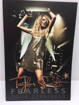 Taylor Swift Tour Program Concert Book Program Fearless 2009/2010 Nos
