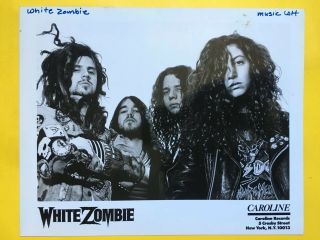 White Zombie Press Photo 8x10,  Caroline Records