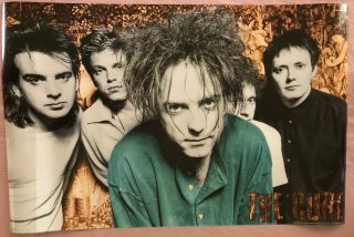 Rare.  Vintage The Cure Poster 22x34 " Robert Smith Alt Rock Music 80s 90s (1996)