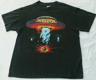 Vintage,  Rare,  " Boston ",  1987 Concert Fall Tour T - Shirt