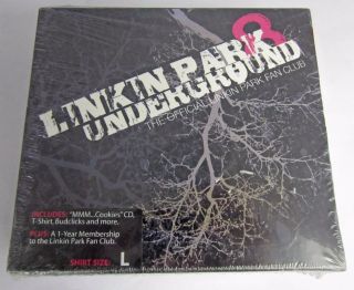 Linkin Park Underground 8 (l Shirt Size) Fan Club Package Cd,  More