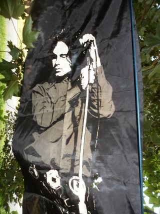 The Doors Nikry 1988 Rock Poster Banner Print Wall Art Cloth Black Fabric Flag