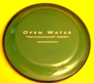 Open Water Promo Frisbee Flying Disc Blue With White Lettering
