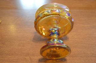 Vintage Carnival Glass Gold Iridescent 5 