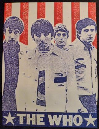 The Who - American Flag - Poster 18 " X24 "