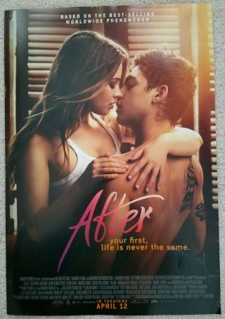 After (2019),  Theater Only Collectible Movie Poster 13 " X 19 "