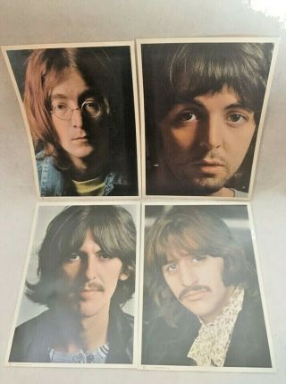 The Beatles Set Of 4 8 X 10 Photos From The White Album - Photos Only