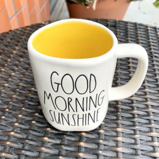 Rae Dunn Good Morning Sunshine Mug With Yellow Interior Release Ll