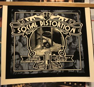 Social Distortion 2012 Tour Limited Poster 178