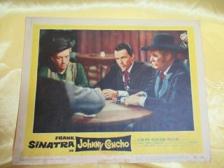 Lobby Card " Johnny Concho (1956) " Frank Sinatra,  Keenan Wynn