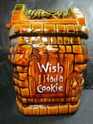Vintage Mccoy - Wish I Had A Cookie - Wishing Well Cookie Jar