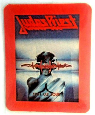 Judas Priest - 1981 Us Tour - Laminated Backstage (back Stage) Pass -