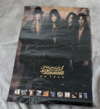 Ozzy Osbourne Tour 1991 Zakk Wylde Michael Inez Randy Castillo Promo Poster G