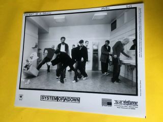System Of A Down Press Photo 8x10,  Serj Tankian,  Daron Malakian,  American 2001.