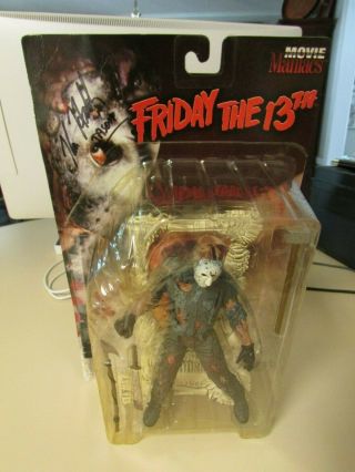 Movie Maniacs Jason/friday The 13th 7 " Action Figure Signed By Kane Hodder