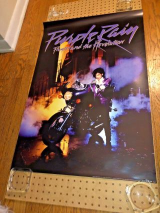 Prince - Purple Rain (uk Import Color Poster,  Reissue) Awesome Quality 24x36