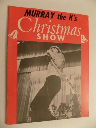 1966 Murray The K Christmas Show Concert Program The Moody Blues