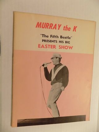 1964 Murray The K Big Easter Show Concert Program Shirelles
