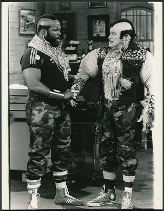 1985 Photo Mr.  T - Eighties Badazz Actor Of Rocky & The A - Team