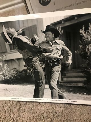 1942 Tex Ritter Promo Universal “deep In The Heart Of Texas” 8x10 Photo