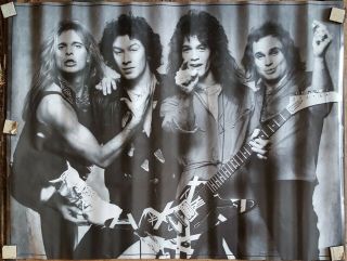 Van Halen Poster 1980 Approx 19 X 24 1/2 Rare
