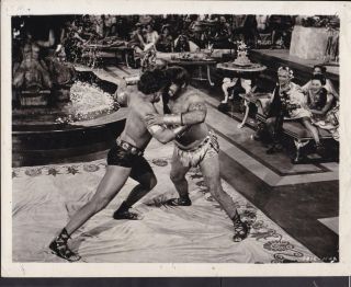 Unknown Actors Fighting In Quo Vadis 1951 Vintage Movie Photo 33010