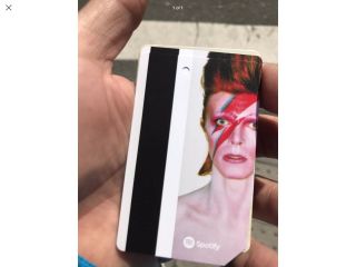 David Bowie Aladdin Sane Metrocard ☆ Nyc Subway Mta Spotify Limited Edition