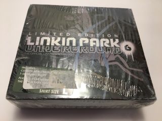 Linkin Park Underground 6.  0 Fan Club Set (cd & Large T - Shirt)