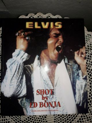 Elvis Presley Shot By Ed Bonja,  Elvis Unlimited Productions,  Picture Book