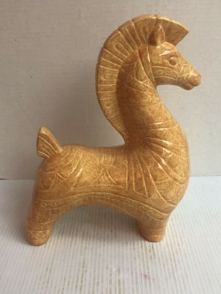 Vintage Raymond Aldo Bitossi Style Italian Mid Century Modern Ceramic Horse