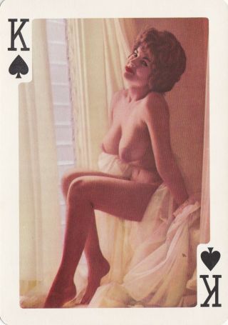 Esquire Nude/semi - Nude Pin - Up/cheesecake 1950s Jumbo/over - Sized Playing Card
