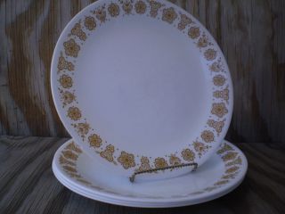 Corelle Dishes Butterfly Gold Large Dinner Plates Set Of 4