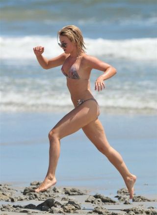 Julianne Hough Running In A Bikini 8x10 Photo Print