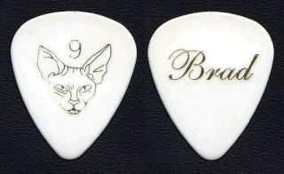 Aerosmith Brad Whitford Signature White Guitar Pick - 1997 Nine Lives Tour