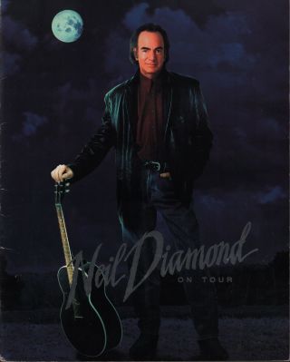 Neil Diamond 1996 Tennessee Moon Tour Concert Program Book Booklet / Vg 2 Nmt