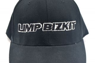 Limp Bizkit 2001 Black Concert Tour Baseball Cap Flexfit Small Medium
