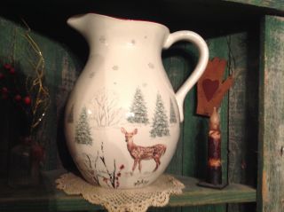 Better Homes & Gardens Winter Heritage Holiday Pitcher