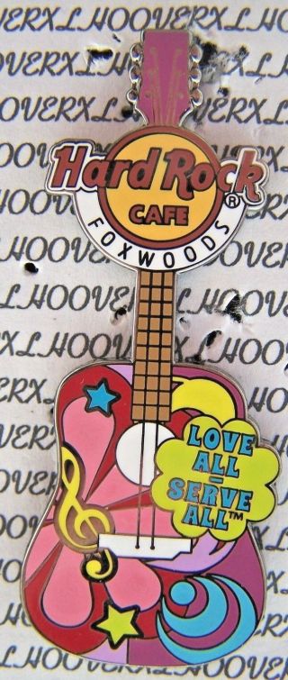 2013 Hard Rock Cafe Foxwoods Groovy Mantra Guitar Series Le Pin